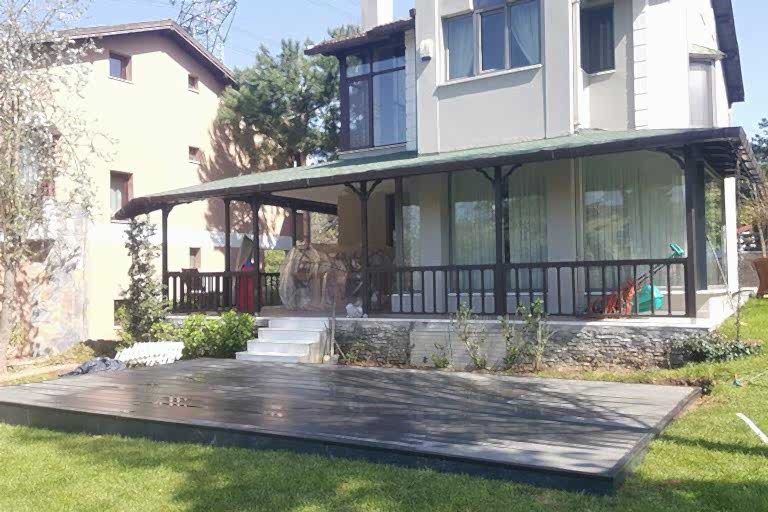 Kompozit bahçe zemin kaplama