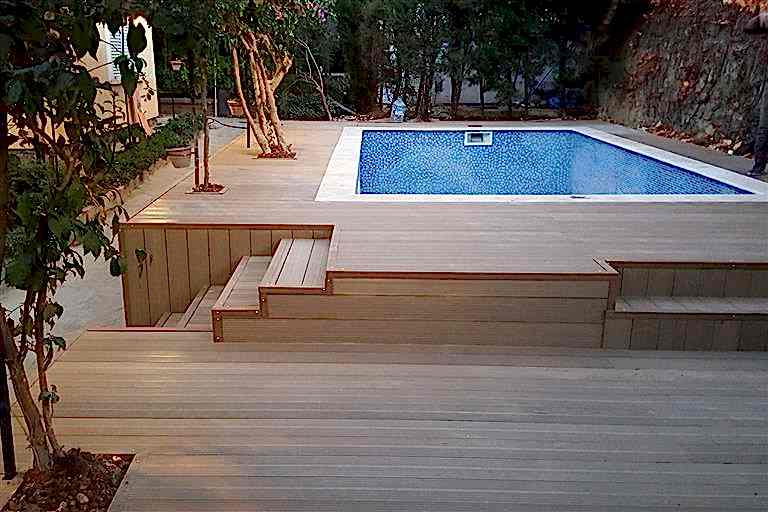 Adalar Villa Kompozit Deck Zemin Kaplama.