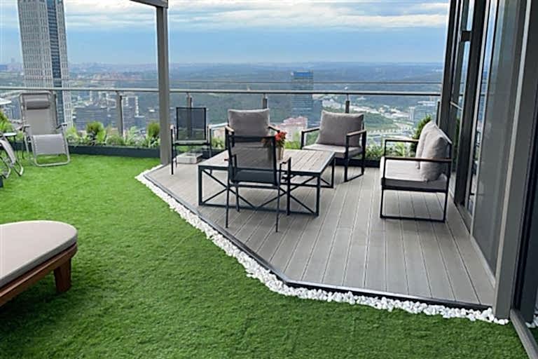 Seyrantepe Nida Park Evleri Teras Zemin Kaplama.